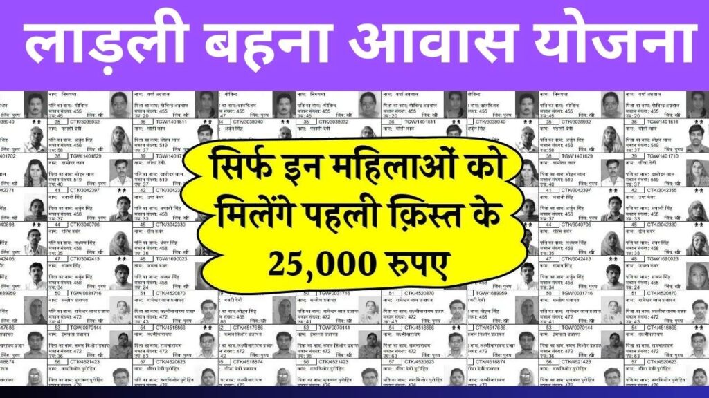 Ladli Behna Awas Yojana Kist Date 2024