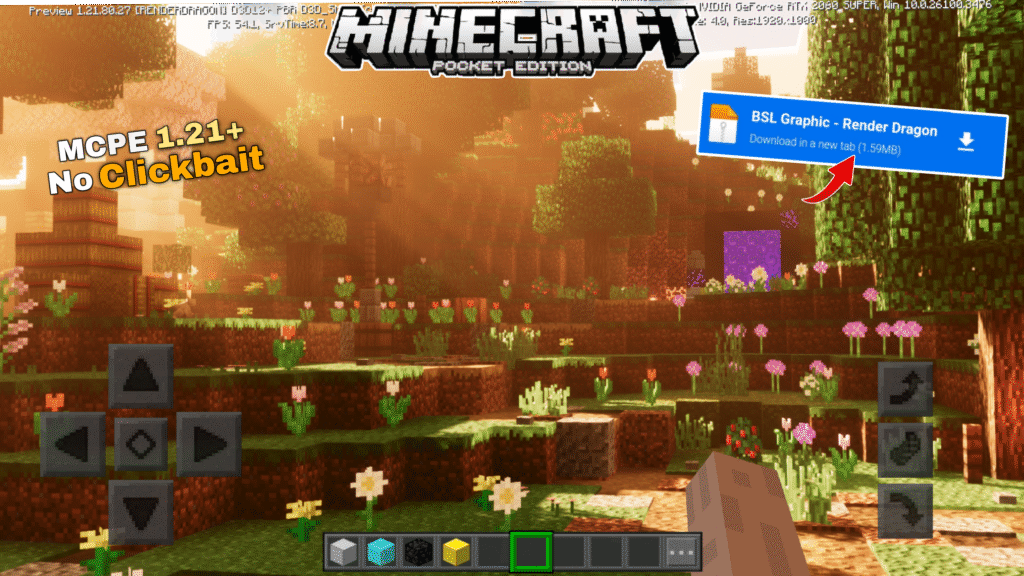 Ultra RTX Shader For Mcpe 1.21+ 100% Working