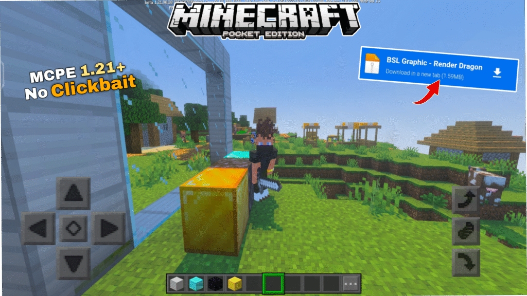 RTX Shader for mcpe 1.21+